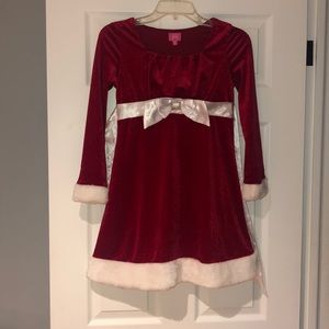 Kids red Christmas dress